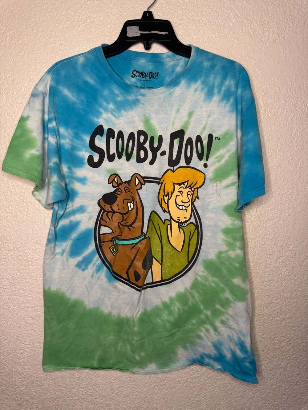 Scooby-Doo and Shaggy Graphic Tie-Dye Short Sleeve T-Shirt